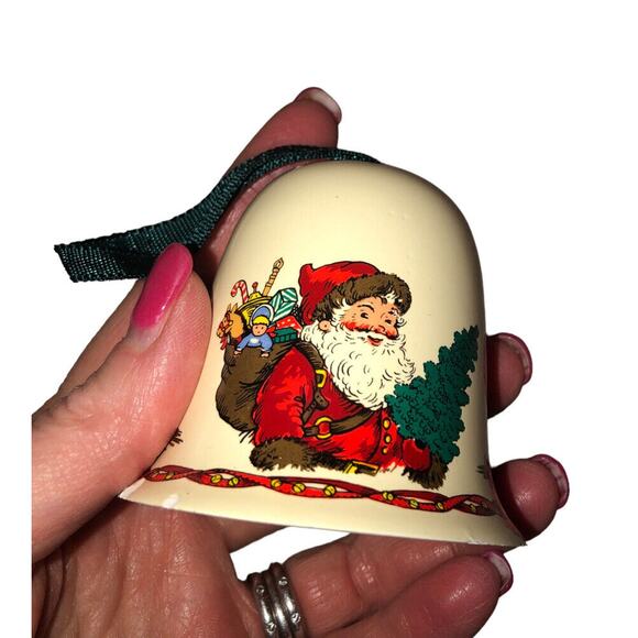 Potpourri Press Bell Pomander Kris Kringle Santa‎ Ornament Sachet Air Freshener - Picture 1 of 10